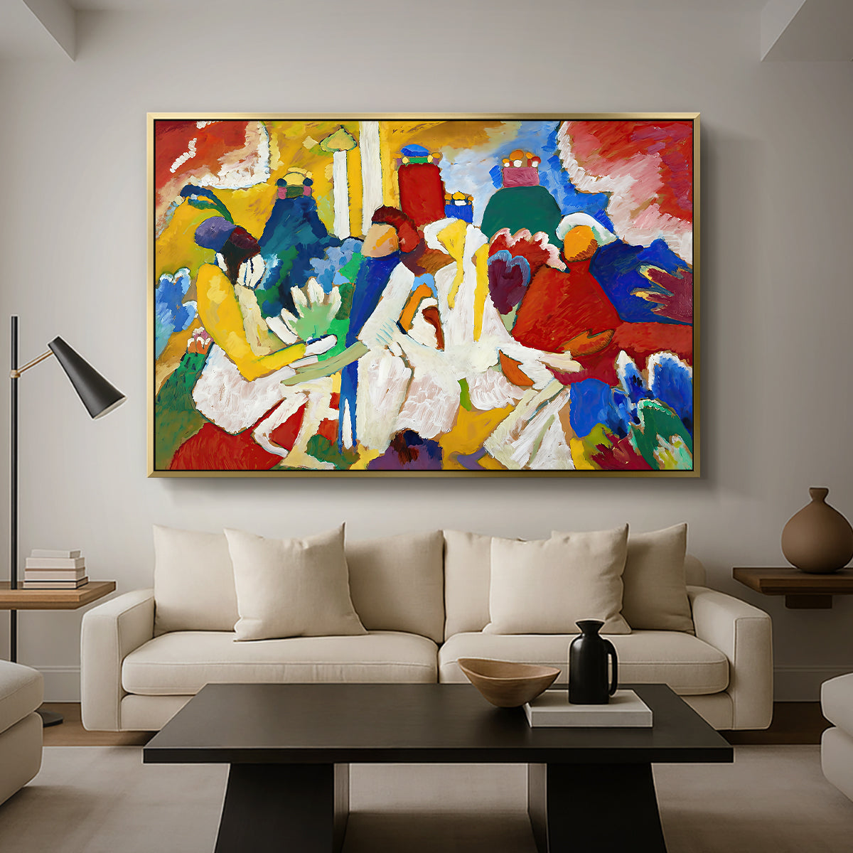 Oriental, 1909 - Floater Framed Canvas Print