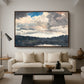 The Lone Boat, North Woods Club, Adirondacks, 1892 - Floater Framed Canvas Print