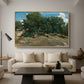 Fontainebleau: Oak Trees at Bas-Bréau, c. 1830-1835 - Floater Framed Canvas Print