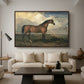 Eagle, A Celebrated Stallion, 1809 - Floater Framed Canvas Print
