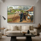 L. A. Ring Painting near Aasum Smithy, 1893 - Floater Framed Canvas Print