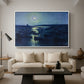 Camaret, Moonlight and Fishing Boats, 1894 - Floater Framed Canvas Print