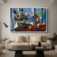 Still Life with Bull's Skull, 1939 - Floater Framed Canvas Print