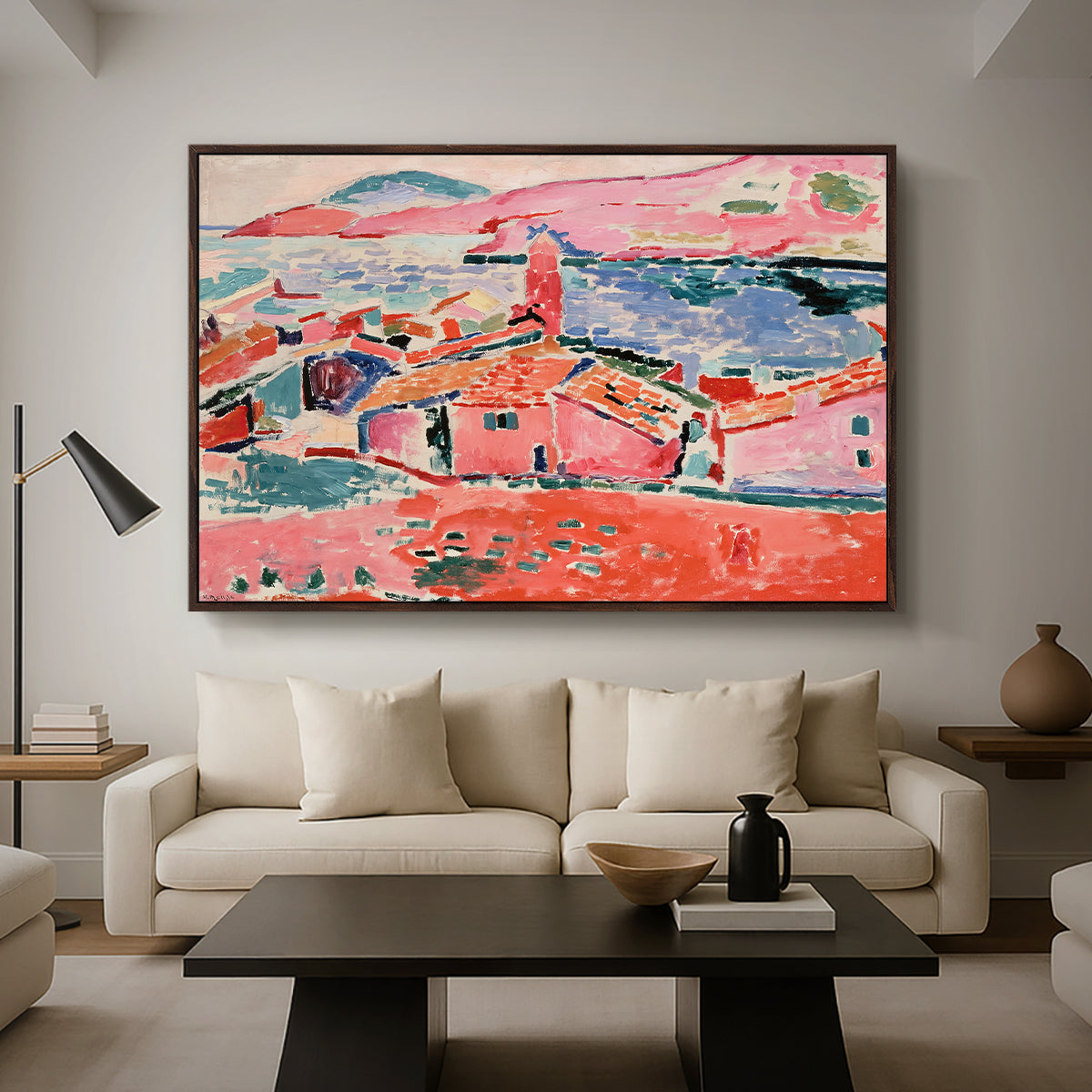 View of Collioure, 1905 - Floater Framed Canvas Print