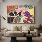 The Conversation, 1938 - Floater Framed Canvas Print