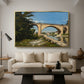 The Railroad Bridge at Briare, 1888 - Floater Framed Canvas Print