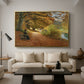 A Wooded Path in Autumn, 1902 - Floater Framed Canvas Print
