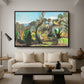 Landscape near Nice, c. 1918 - Floater Framed Canvas Print