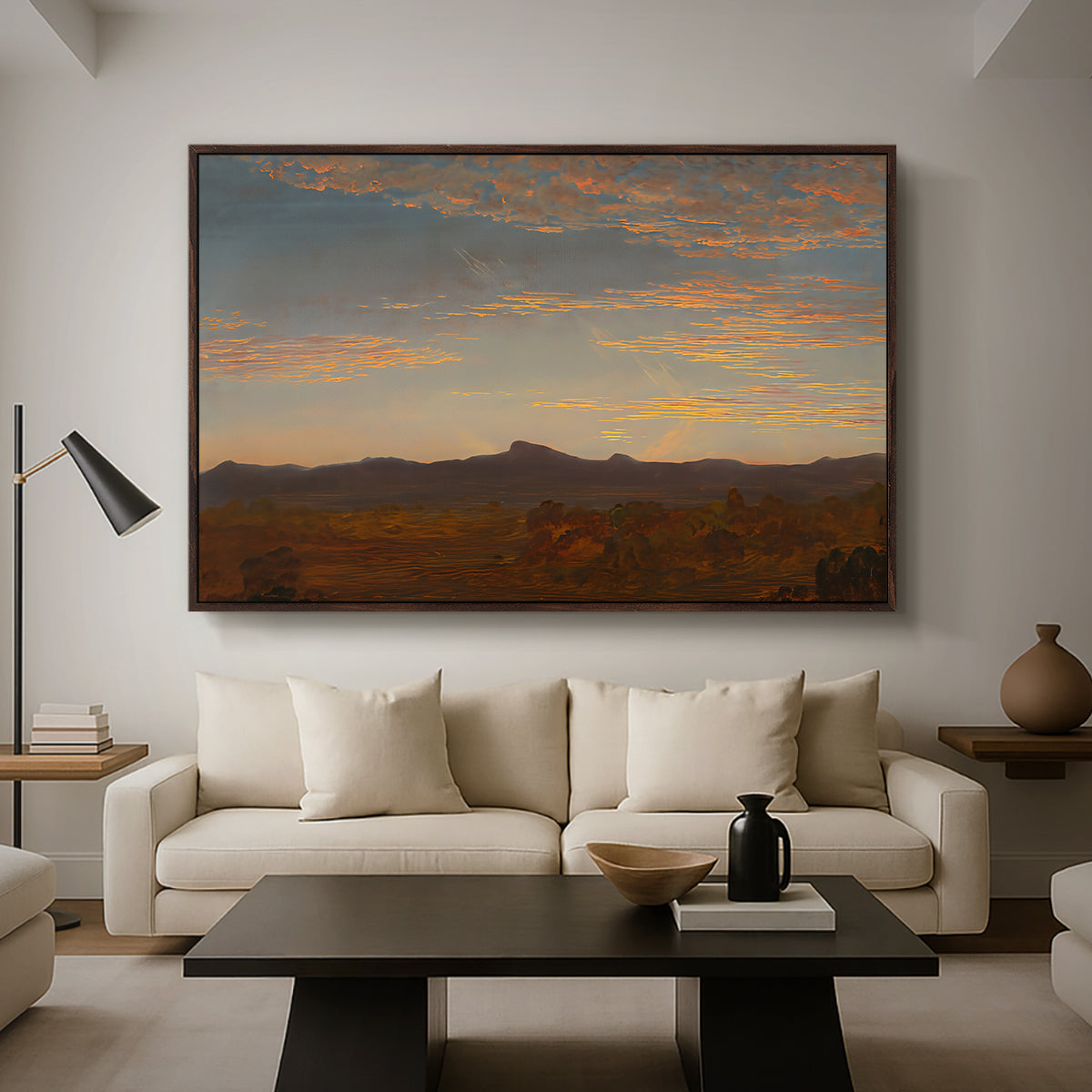 Study for "Catskill Creek", c. 1844-1845 - Floater Framed Canvas Print