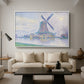 Mill of Edam (Moulin d'Edam), 1896 - Floater Framed Canvas Print