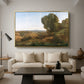 Souvenir of Roquemaure in the Gard, c. 1853 - Floater Framed Canvas Print