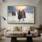 Morning after the Carnival, 1884 - Floater Framed Canvas Print