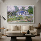 Houses in Auvers, 1890 - Floater Framed Canvas Print