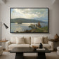 The Jetty at Feste near Moss, 1898 - Floater Framed Canvas Print