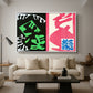 Composition, Black and Red, from Jazz, 1947 - Floater Framed Canvas Print