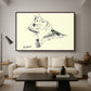 Cat (Le chat), c. 1961 - Floater Framed Canvas Print