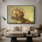 Cliper, the Artist's Dog, 1895 - Floater Framed Canvas Print