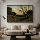 Morning in the Nievre, 1877 - Floater Framed Canvas Print