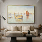 Concarneau, Quiet Morning, Opus 219, 1891 - Floater Framed Canvas Print