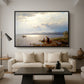 On the Banks of the Chiemsee, 1871 - Floater Framed Canvas Print