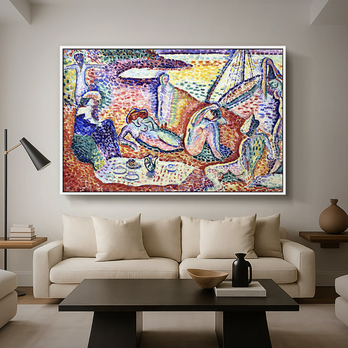 Luxe, Calme et Volupté, 1904 - Floater Framed Canvas Print