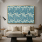 Tulip (Teal), 1875 - Floater Framed Canvas Print