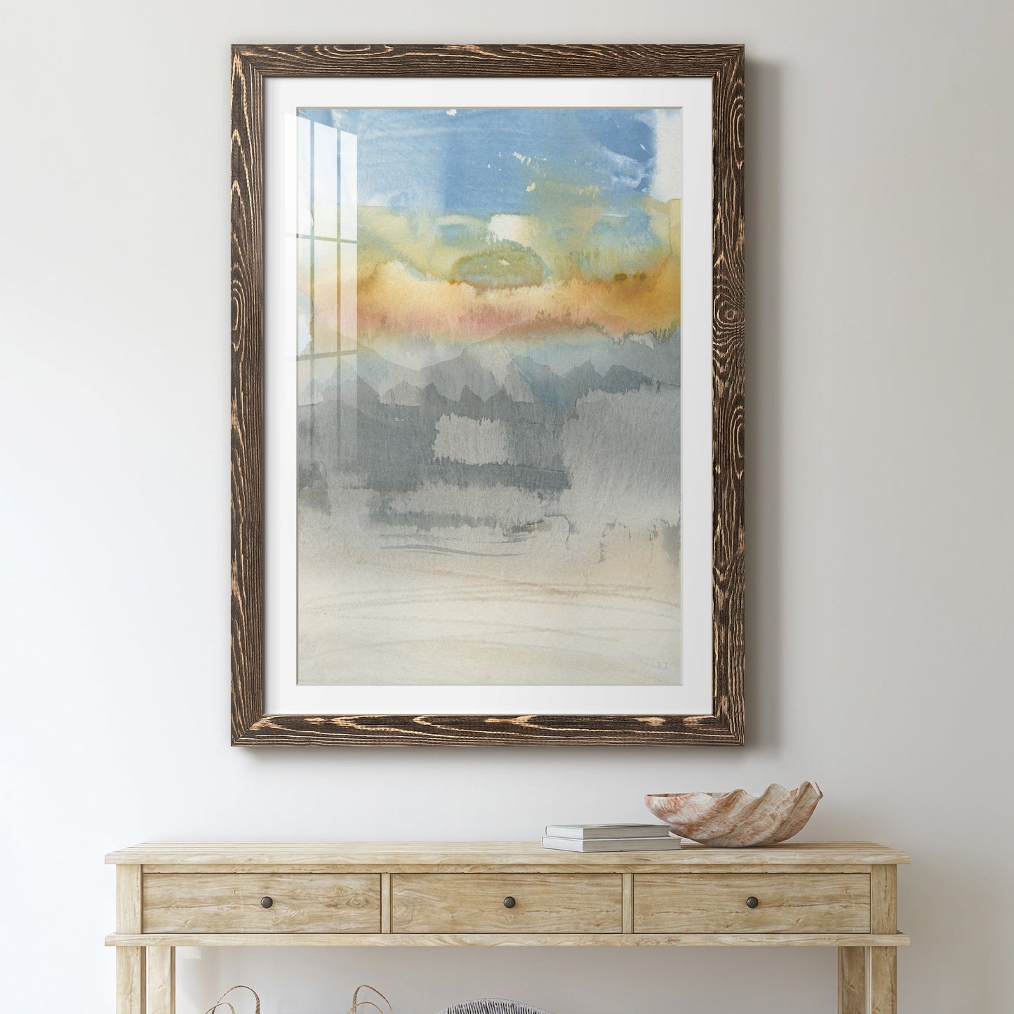 High Desert Sunset II - Premium Framed Print - Distressed Barnwood Frame - Ready to Hang