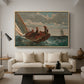 Breezing Up (A Fair Wind), 1873-1876 - Floater Framed Canvas Print