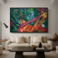 The Monkey, 1912 - Floater Framed Canvas Print