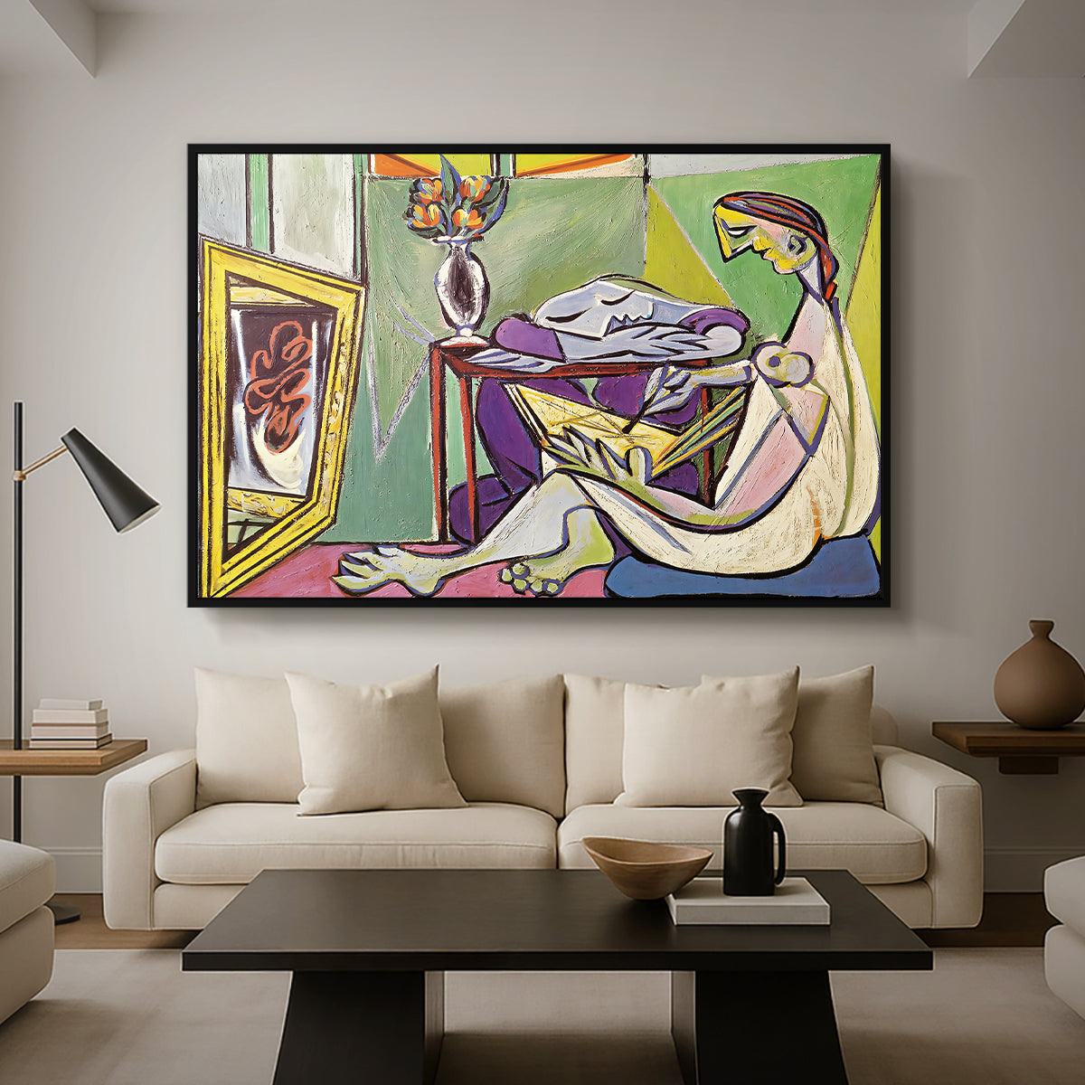 The Muse, 1935 - Floater Framed Canvas Print