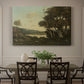 Canvas art print featuring an open countryside landscape with trees and distant horizon under soft sky, showcased as a statement wall artwork