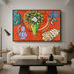 Still Life with a Magnolia (Nature morte au magnolia), 1941 - Floater Framed Canvas Print