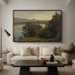View of the Mondsee, 1870 - Floater Framed Canvas Print