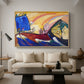 Painting with Troika, 1911 - Floater Framed Canvas Print