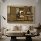 Interior of the Terninck Institution in Antwerp, 1884 - Floater Framed Canvas Print