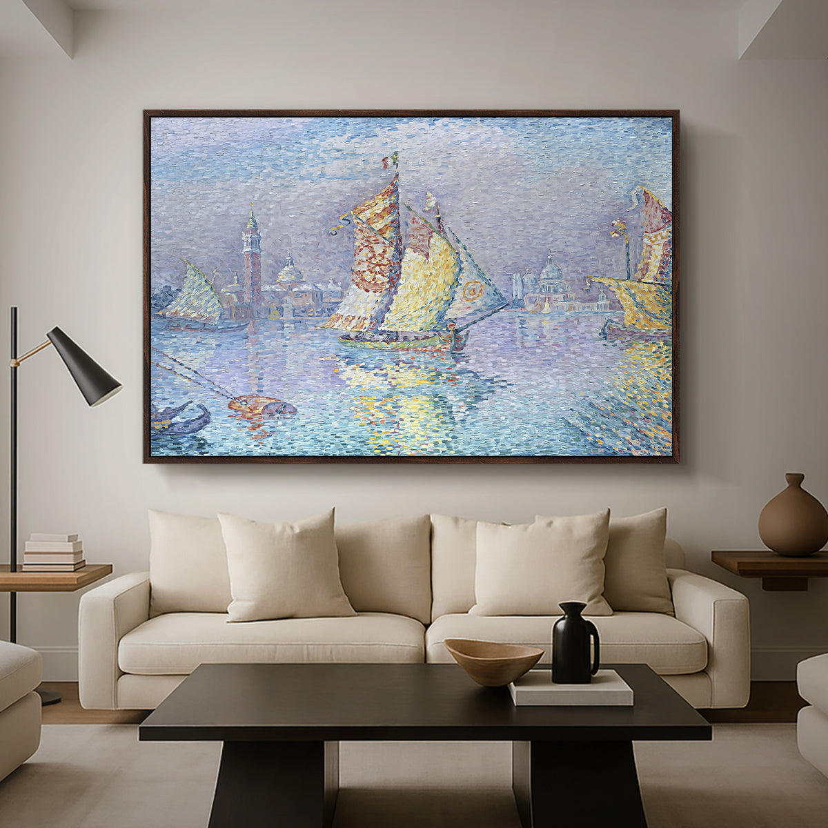 Venice, the Yellow Sail, 1904 - Floater Framed Canvas Print