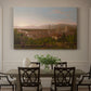 Canvas art print featuring a city of Florence viewed from elevated vantage point with surrounding hills, showcased as a statement wall artwork