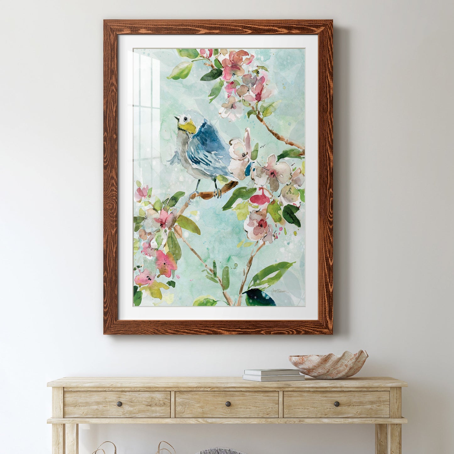 Asbury Garden Song II - Premium Framed Print - Distressed Barnwood Frame - Ready to Hang