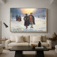 Morning after the Carnival, 1884 - Floater Framed Canvas Print