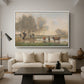 Cows in a Marshy Landscape, c. 1873-1874 - Floater Framed Canvas Print