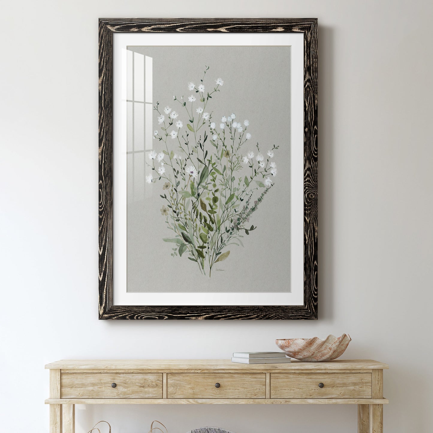 Bouquet of Grace II - Premium Framed Print - Distressed Barnwood Frame - Ready to Hang