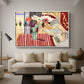 Woman with Anemones (Femme et anémones), c. 1920-1921 - Floater Framed Canvas Print