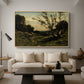 Morning in the Nievre, 1877 - Floater Framed Canvas Print