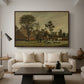 Farmhouse, c. 1865-1875 - Floater Framed Canvas Print