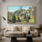 Landscape near Nice, c. 1918 - Floater Framed Canvas Print