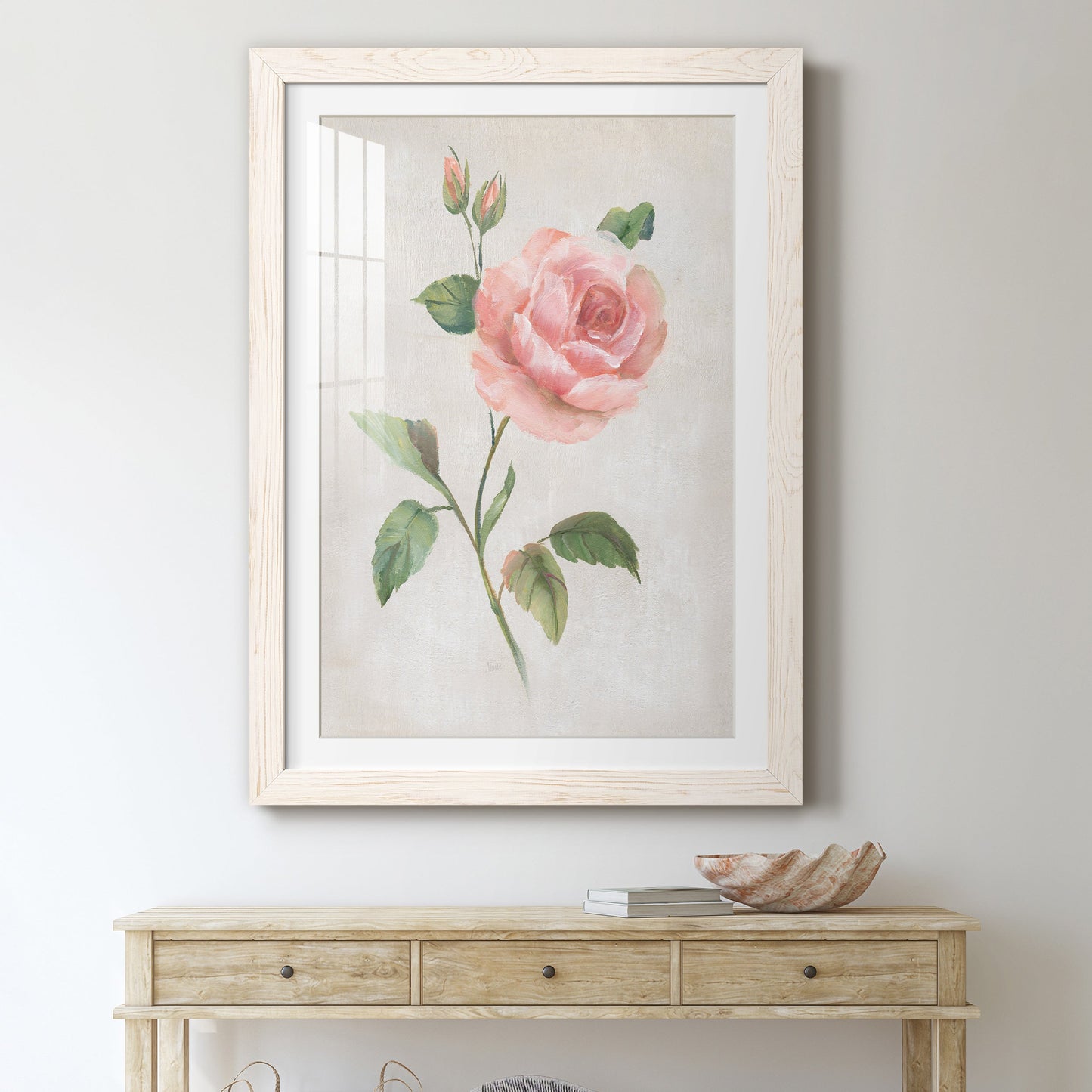 Grandiflora I - Premium Framed Print - Distressed Barnwood Frame - Ready to Hang