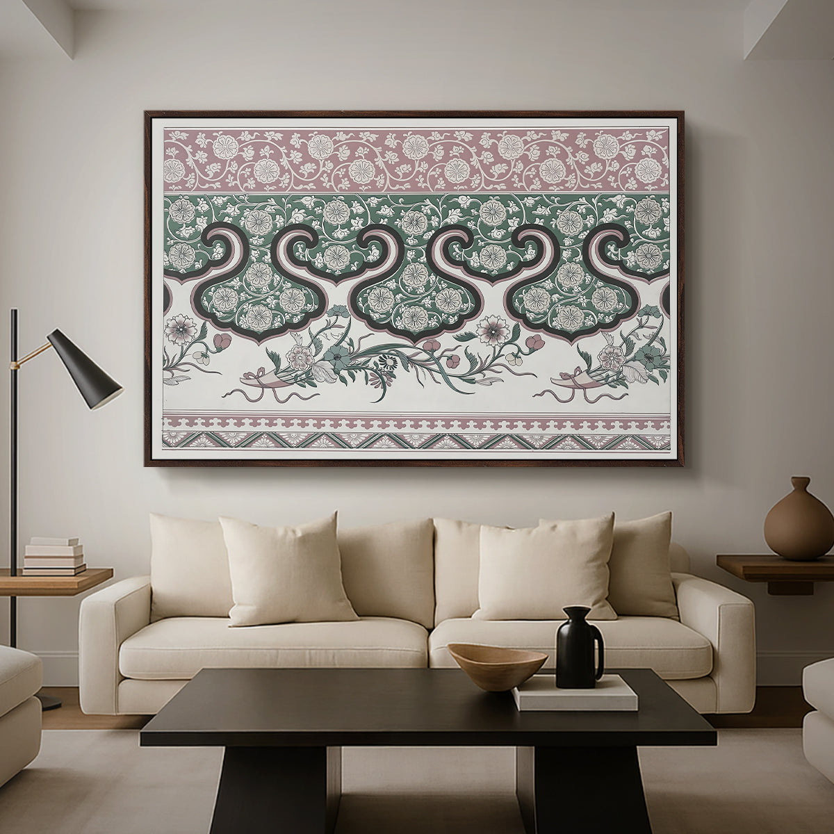 Examples of Chinese Ornament, Pl. LXXVI, 1867 - Floater Framed Canvas Print