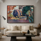 The Luxembourg Gardens, 1901 - Floater Framed Canvas Print
