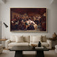 Funeral Feast, 1854 - Floater Framed Canvas Print
