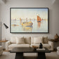 Concarneau, Quiet Morning, Opus 219, 1891 - Floater Framed Canvas Print